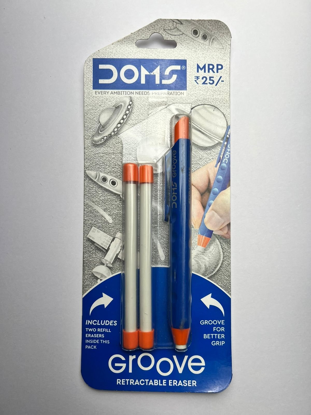 doms groove eraser 25/