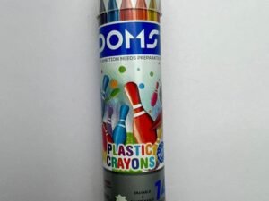 doms plastic crayons with eraser