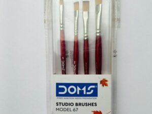 doms studio brush set of 4 flat